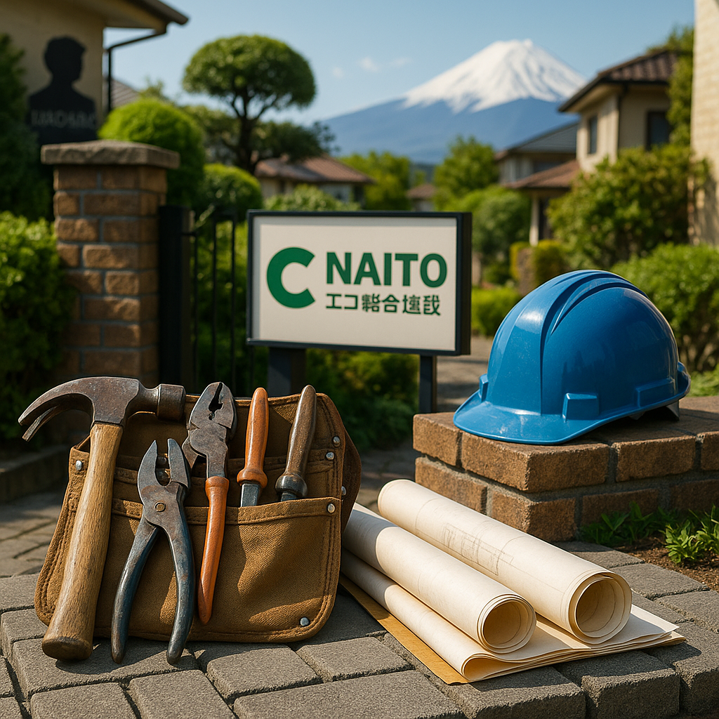 秦野市で35年、株式会社 NAITO･エコ総合建設の外構力