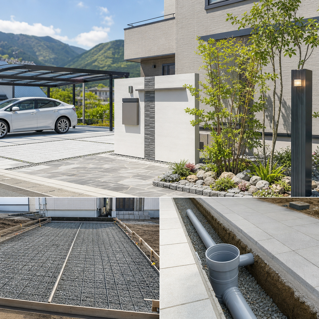 神奈川・秦野市の外構リフォームは見えない下地と排水から