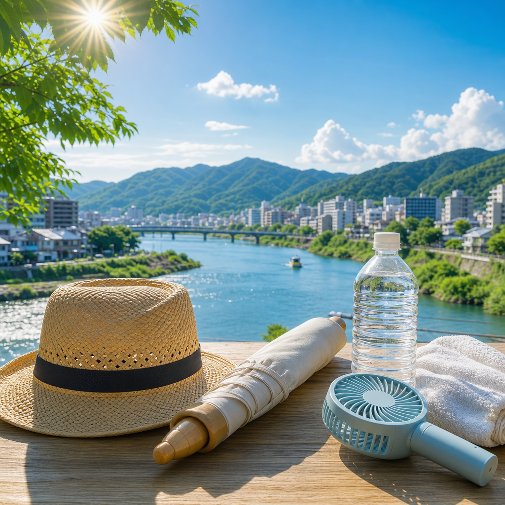 高知の7月天気、暑さ指数と1時間予報で備える